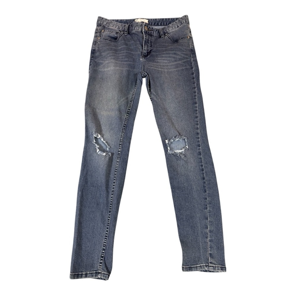 Free People Blue Skinny Jeans